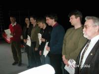 Offenes Meisterturnier, Siegerehrung